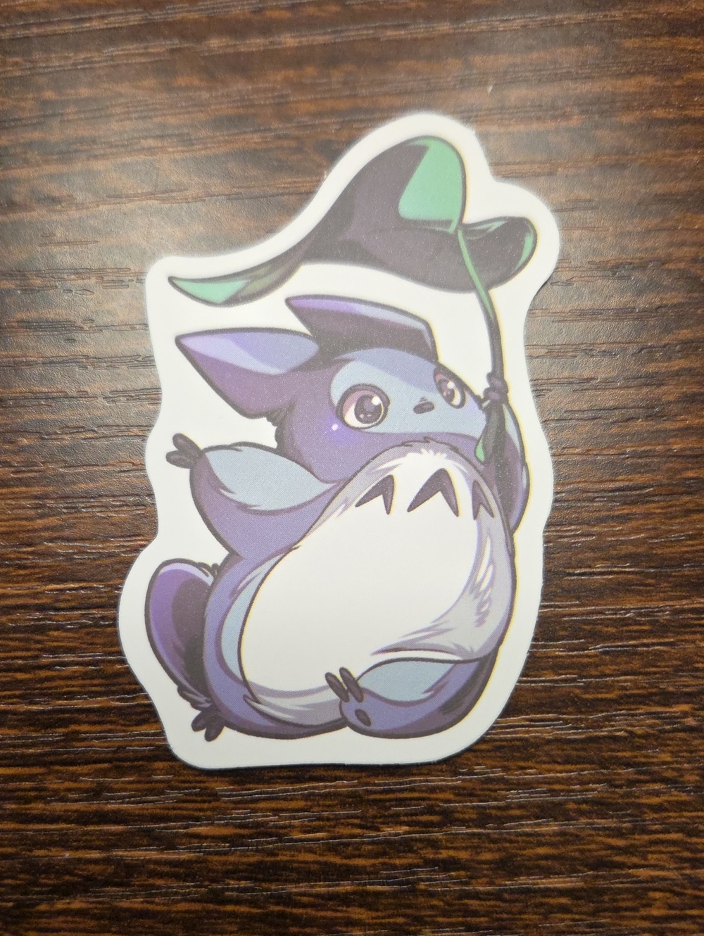Cute Purple Fish Sticker for Pet Décor